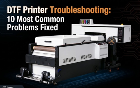 DTF Printer Troubleshooting: 10 Most Common Problems Fixed (White Ink, Banding, Cracking & More)